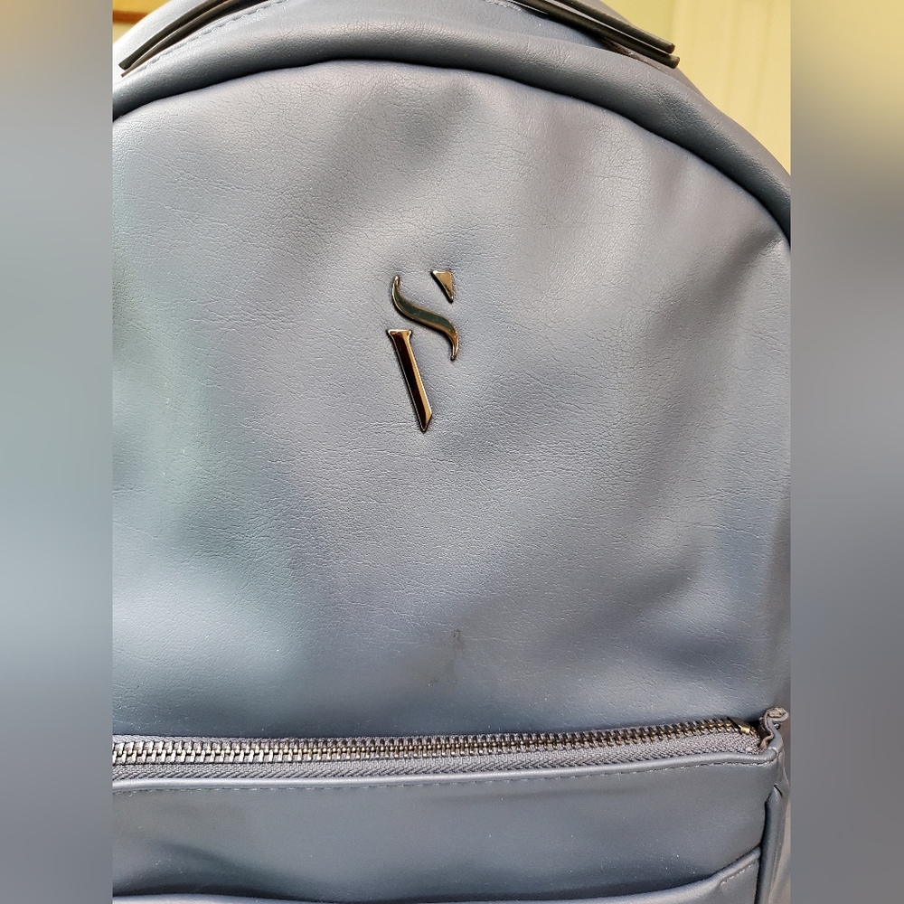 Vera Wang Slate Blue Backpack - Picture 3 of 5